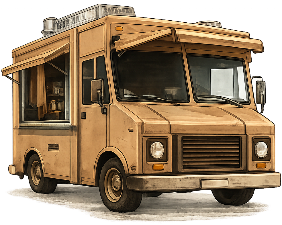 brown truck
