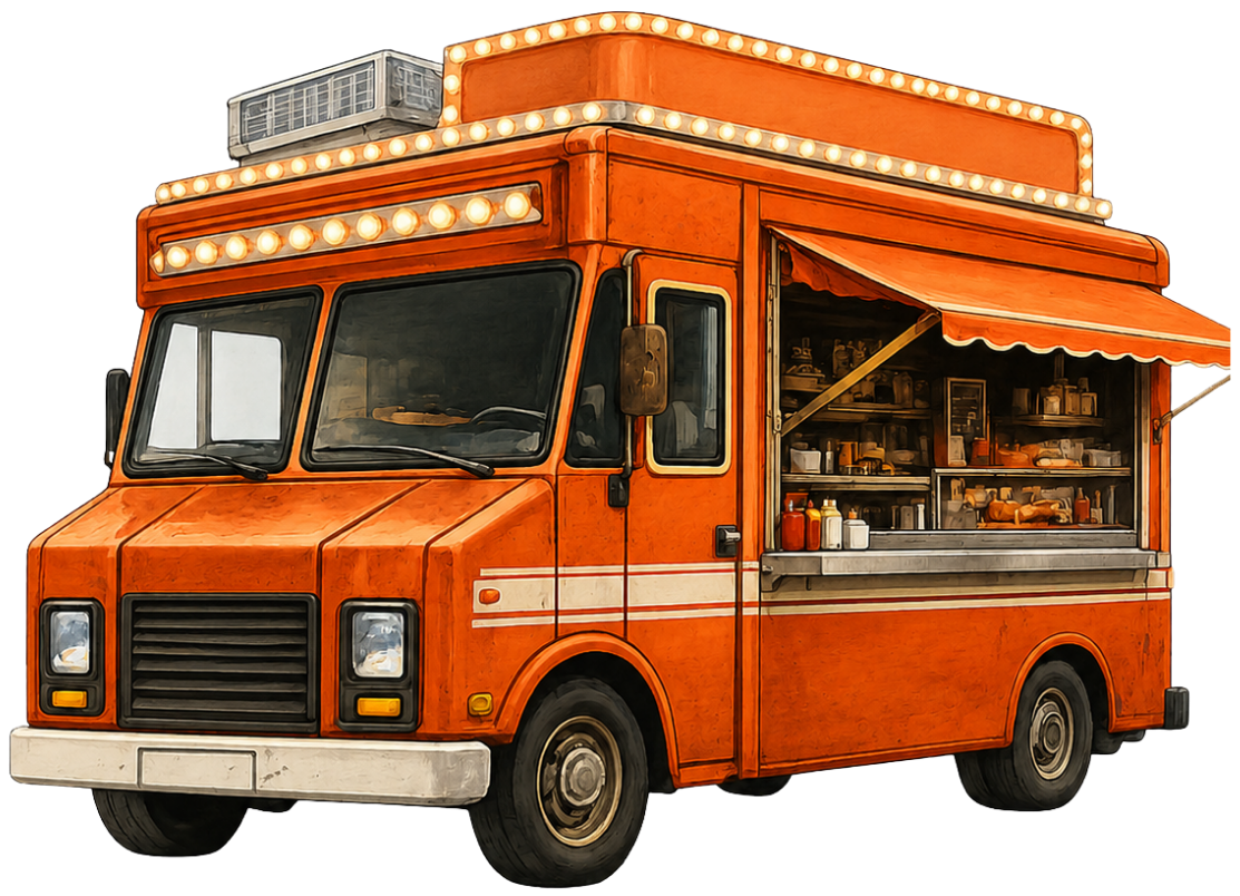 orange truck